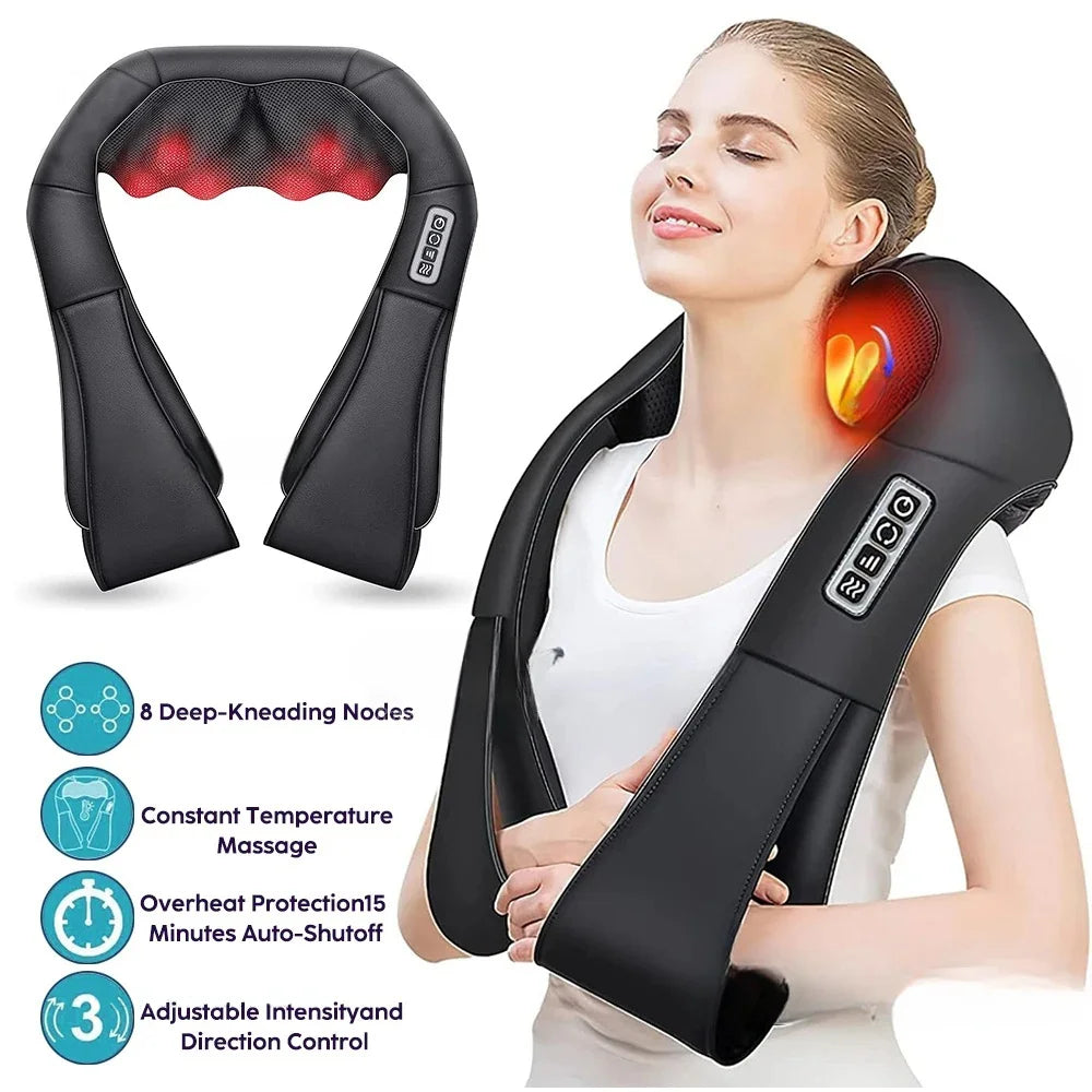 RelievoNeck Shiatsu Heat Massager
